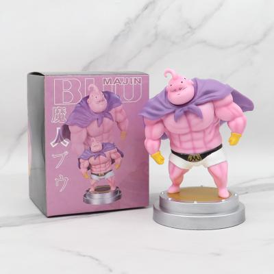 China Classic Japan Anime Fast Delivery Dragonball-z Majin Buu Muscle Version Action Number Toy for sale