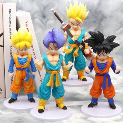 China Anime Cartoon Character Toy Dragon Z Japanese Ball Figures Teen Fast Delivery PVC Action Figures 4pcs Set for sale