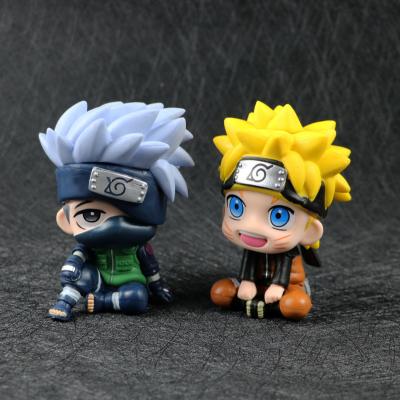 China High Quality Japanese Anime 10cm Kakashi Style Hot Choice Saving 2 Style Na Ruto Action Numbers For Sale for sale