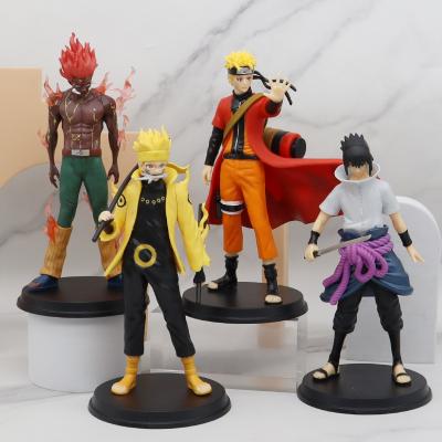 China New Design Anime Figures 2pcs/set Custom Action Figures Narutos Fast Delivery PVC Collectible Toys For Collective for sale