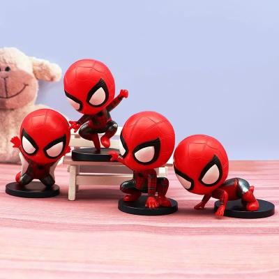 China Factory direct sales small anime figure marve1 model toys spiderman fast action numbers for children's birthday gift for sale