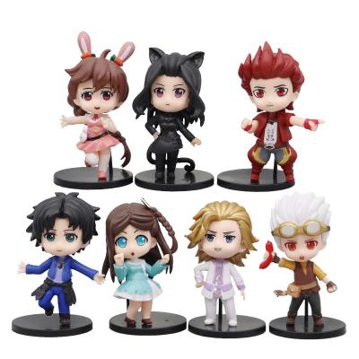 China Mini Doula Continent Soul Land Fast Action Figure China Delivery Anime Figures 7pcs Sets Collectibles Figure Toys For Sale for sale