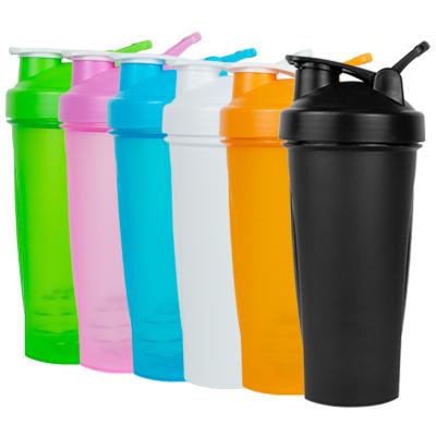 China Shaker Cup Personalized Custom Logo Wholesale Sport Viable Protein Shaker Bottle Plastic Mug for sale