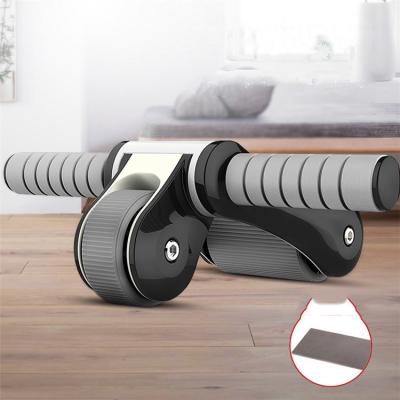 China PVC Fitness Equipment Mute Roller For Arms Back Inflate Core ABS Abdominal Roller Exercise Wheel for sale