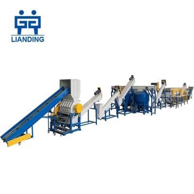 China Hotels Waste Plastic LLDPE Film / LDPE Recycling Machine For PE Film Crushing Washing Line for sale