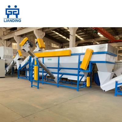 China Pet Recycling Line Recycled Plastic HDPE PET Bottle Tissue Waste Recycling Machine for sale