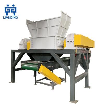 China Building Material Shops Pallet Plastic Buckets Cardboard Waste Double Shaft Shredder Shredder Machine for sale