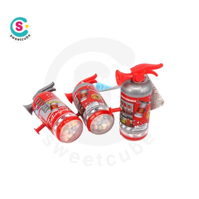 China Normal Kids Love Candy Toys Fire Extinguisher Shape With Press Tablet Candy for sale