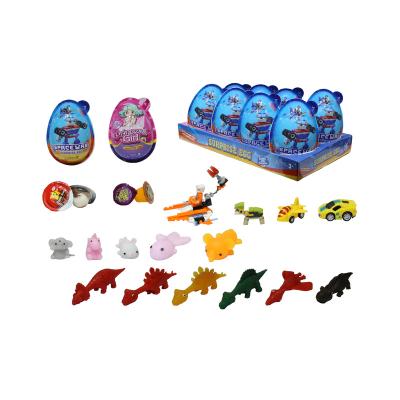 China Capsule Toys 2021 Biggest Collection Of Standard Super Market Surprise Eggs And Surprise Candy Toy For Boys And Girls for sale