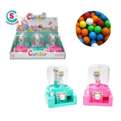 China Capsule Toys New Mini Candy Grabber Machine Toys Vending Slot Game Dispenser Claw Crane Toys With Candy For Kid for sale