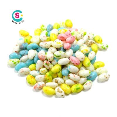 China The cartoon toys the blot printed soft jelly bean jelly bean candy for sale