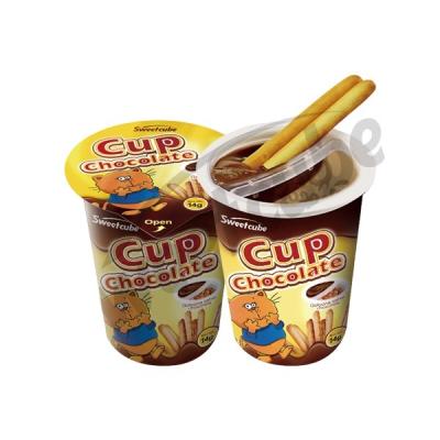 China newcomer sweetcube chocolate cup with cookie SC-CL101 for sale