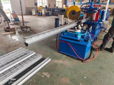 China Thickness Of Material 1.2mm Pillar Forming Machine Pillar Size 70*100mm zu verkaufen