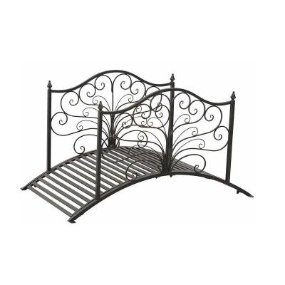 China Factory Wholesale Outdoor Metal Arched Backyard Garden Decorative Easily Assembled Bridge for sale