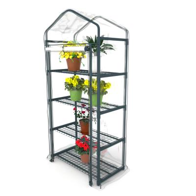 China 3 Tier Portable Greenhouse Small Easily Assembled Garden Shading Net Garden Greenhouse for sale