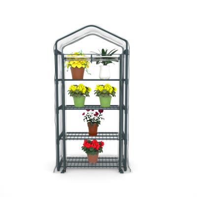 China Easily Assembled New Arrive Garden Ornaments 2-5 Tier Garden Greenhouse for sale