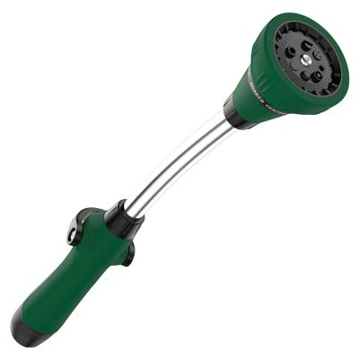 China High Pressure Adjustable Control Plastic Garden Tool 8 Patterns Irrigation Watering Wand for sale