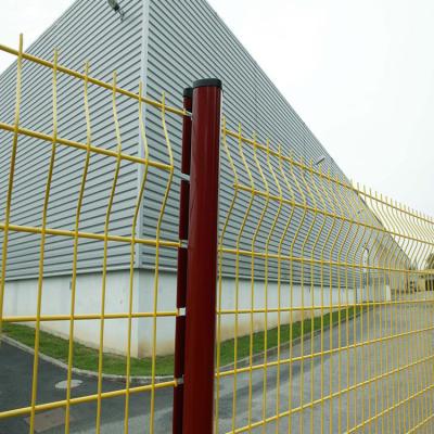 China Lowest price easily assembled curvy welded wire mesh panel fenc 3d curved welded fence mesh net for sale