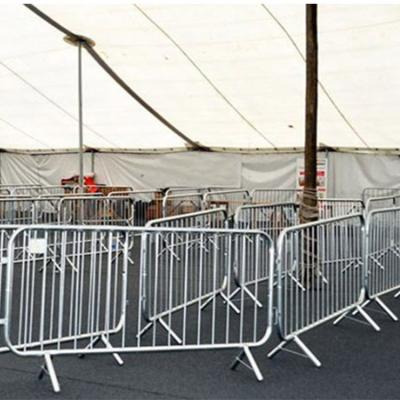 China Public Events 2m Barrier Bracket Crowd Control Barricade Road Barrier Indoor Aluminum Steel Fence for sale