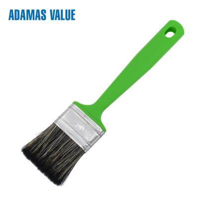 China Boiled Bristle Plastic Paint Brushes , Comfortable Type Small Flat Paint Brush for sale