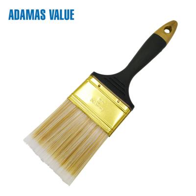 China Wall Paint Plastic Handle Paint Brushes With Metal Polishing Ferrule for sale