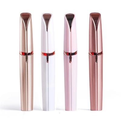 China USB Rechargeable Women Electric Facial Eyebrow Trimmer Epilator Eyebrow Trimmer Hair Remover Painless Eyebrow Shaver Remover for sale