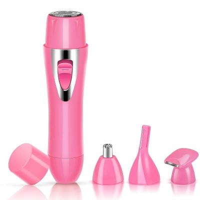 China 4 IN 1 4 in 1 Rechargeable Multifunctional Hair Trimmer Nose Hair Trimmer Electric Hair Trimmer Ladies Eyebrow Trimmer USB Ladies Eyebrow Trimmer for sale