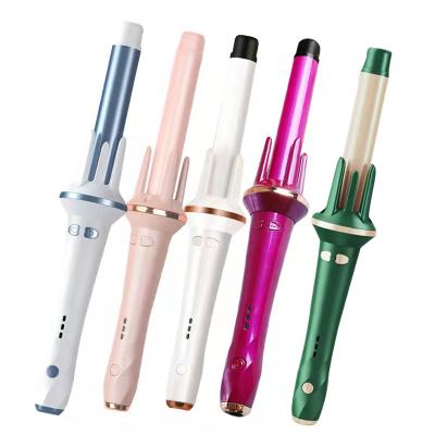 China Outdoor Automatic Curling Iron Rotating 360 Degree Ceramic Wavy Portable Automatic Hair Curler for sale