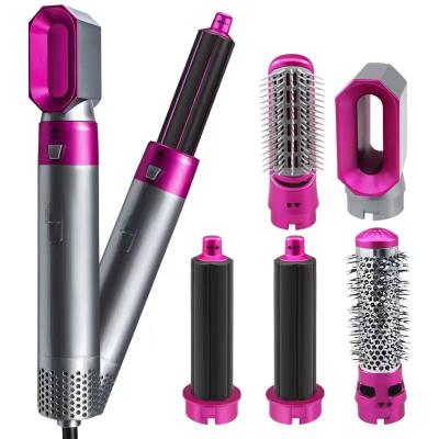 China Others 5 in 1 Automatic Hot Air Comb Hair Styler Curling Iron Hair Styling Comb Hair Dryer Home Brush for sale