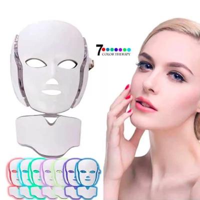 China Spa Salon Therapy 7 Colors LED Mask Light Facial Led Massage Masks Multifunction PDT Photon Skin Care Beauty Device for sale