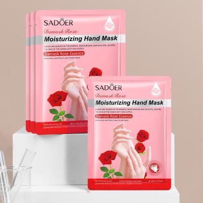 China Beauty Salon+Home Goat Milk Niacinamide Hand Mask Moisturizing Lighting Rejuvenating Hand Skin Care Products for sale