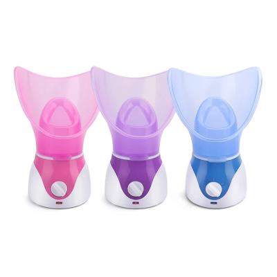 China Moisturizer Professional 2 in 1 Hot Facial Steamer Private Label Portable Facial Steamer SPA with High Frequency for sale