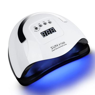 China SunX7 Plastic Nail Dryer LED Max UV Lamp 180W for Gel Nail Polish 57leds Nail Dryer Machine for sale