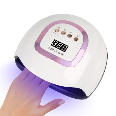 China High Power 220W Sun T5 LED Nail Dryer Machine Plastic UV Light Max UV Gel Nail Polish Lamps for sale