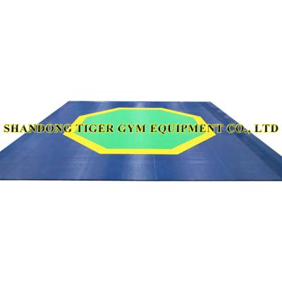 China taekwondo mat octagonal and square type for competition and training for sale