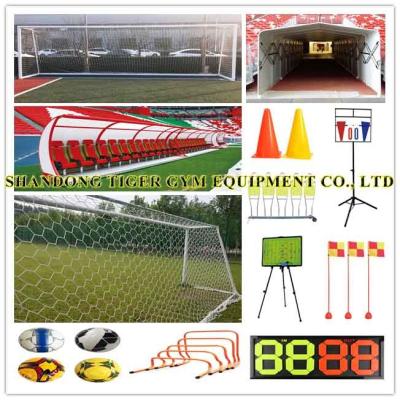 China Football Equipment Football Goal/Net/Channel/Reserve Seats/Simulate Wall/Handflag/Corner Flag/Mark Dish/Mark Barrel for sale