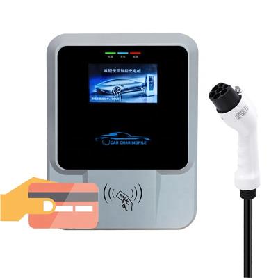 China Ev Charging 32 One Point AC EVSE EV Car Charger Single Phase Electric Vehicle Point 32 Amp Level2 Charging Type - 2 EV Car Charger Wallbox 7KW for sale