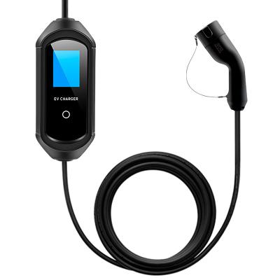 China Outdoor 16A To Schuko Plug EV Boxcar Charger Portable Charging Cables 3.5KW for sale