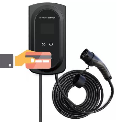 China Electric Vehicle Charging Station 11KW EV Level 2 EV Wallbox 22KW Point 380V Wall Charger 32A Electric Car AC Charging Station Charging Type - 2 for sale