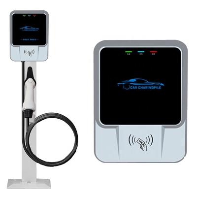 China Level 2 Electric Vehicle Charging Station Type2 EVSE Chargepoint 7KW Car EV Charger Wallbox 32A Type - 2 Home EV Charger Box 7 KW S2 for sale