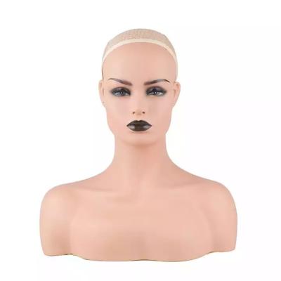 China New Design Cheap Mannequin Head Stand Female Makeup Jewelry Display Wig Mannequin Heads For Wigs for sale