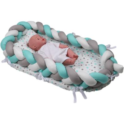 China Modern high quality european style woven braided crib bumper anti-twist collision for sale