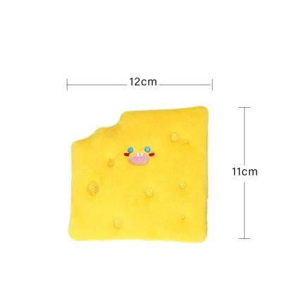 China High Quality Cat Dog Toys Cheese Biscuits Skin Food Pet Squeaky Toys Viable Factory Wholesale for sale