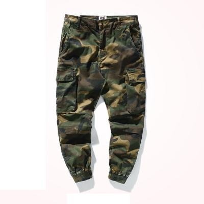 China Cotton Men's Military Anti-pilling Outdoor Gaiters Soft Twill Pants Camouflage Cargo Pants Mens Pocket Workwear Casual Trousers for sale