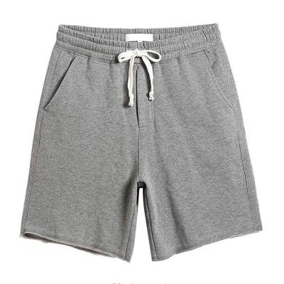 China Custom Men's Breathable Cotton OEM Casual Lounge Fleece Shorts Pockets Jogger Athletic Gym Sweat Shorts for sale