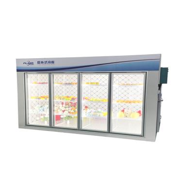 China Malaysia small blast freezers for food glass door display cold room for Potato Vegetable Meat for sale