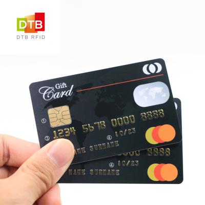 China Waterproof / Waterproof CMYK Printing Laser Numbering JAVA Chip RFID Contact IC Card for sale