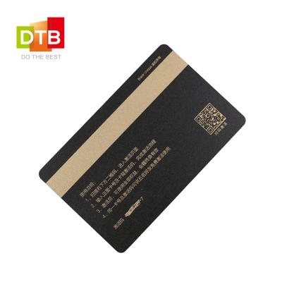 China Best Selling Credit Card Size Waterproof PVC Hico Blank Or Customized Printing Magnetic Stripe Card for sale