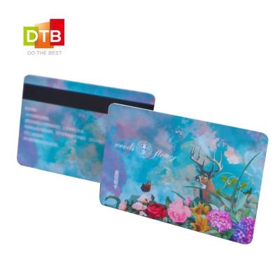 China Waterproof / Waterproof OEM Printing Credit Card Size Bulk Blank PVC Magnetic Stripe RFID Key Card for sale