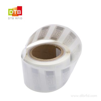 China MINI TAG DTB OEM 9662 73x20mm overseas 860-960MHz H3/H4 UHF RFID tags/printable stickers/label for sale